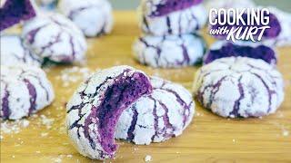 Play video for Baking Magic: Soft & Chewy Ube Crinkles from My Kitchen