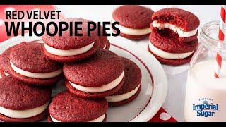 Play video for Red Velvet Whoopie Pies: My Foolproof Guide to Pillowy Perfection
