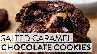 Play video for Salted Caramel Chocolate Cookies – My Ultimate Chewy Indulgence